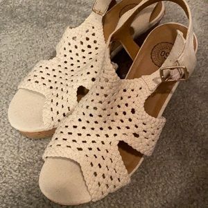 New Woven Wedges - Never Worn - Size 8.5